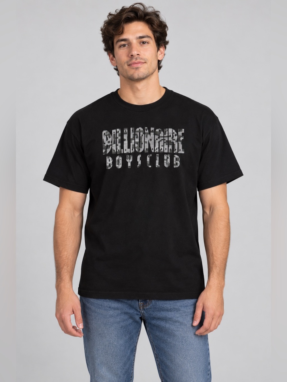 Billionaire Boys Club Graphic Print Short-Sleeve T-Shirt Size Large Camo